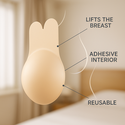 Sujetador de silicona invisible con efecto push up inmediato | Aurafit®